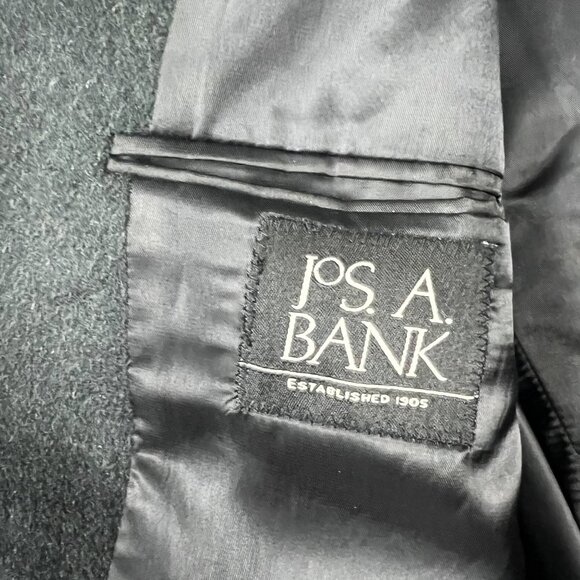 Camel hair charcoal gray 2-button suit jacket Joseph A Bank blazer sport coat 42 - Picture 6 of 8
